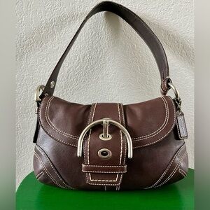 ⛔️ SOLD ⛔️ Coach Y2K Brown Soho Buckle Flap